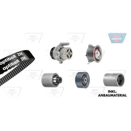 Wasserpumpe + Zahnriemensatz OPTIBELT KT 1420 W1 Optibelt-WAPU-KIT für