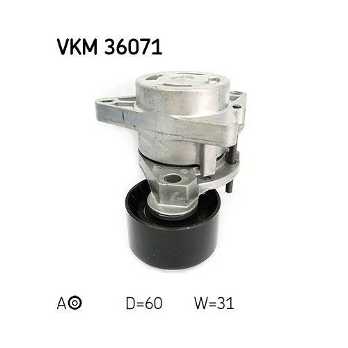 Riemenspanner, Keilrippenriemen SKF VKM 36071 f&uuml;r NISSAN OPEL RENAULT VAUXHALL