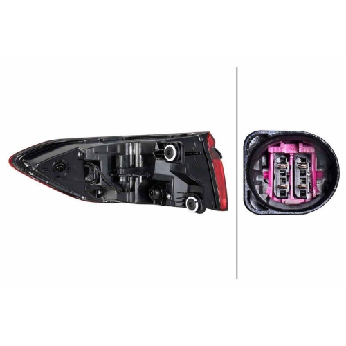 HELLA Heckleuchte 2SD 013 094-641 f&uuml;r AUDI