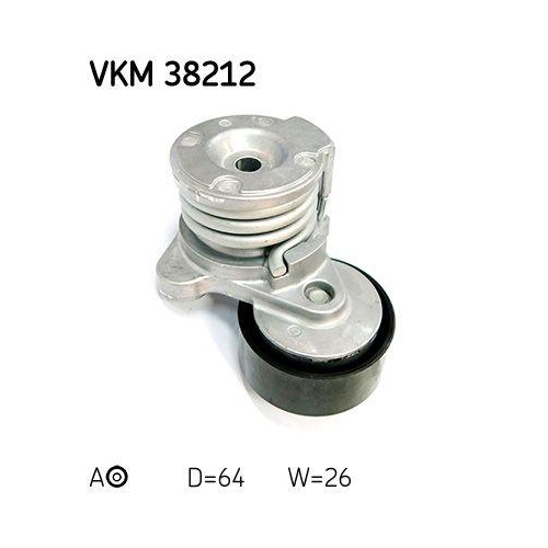 Riemenspanner, Keilrippenriemen SKF VKM 38212 f&uuml;r BMW, mitte