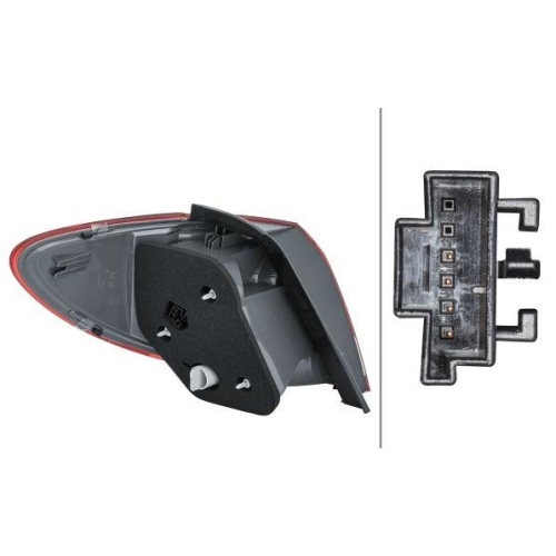 HELLA Heckleuchte 2SD 354 873-021 für MERCEDES-BENZ, rechts