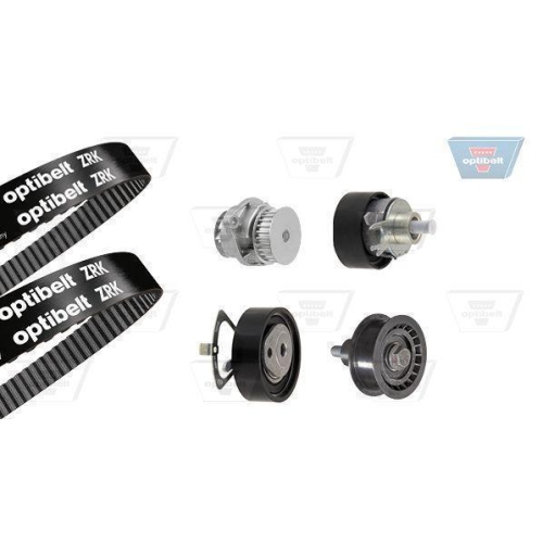 Wasserpumpe + Zahnriemensatz OPTIBELT KT 1445 W1 Optibelt-WAPU-KIT für
