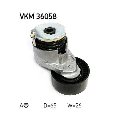 Riemenspanner, Keilrippenriemen SKF VKM 36058 für NISSAN RENAULT, mitte, oben