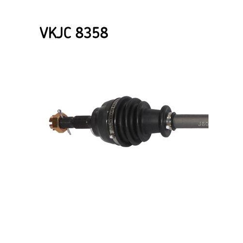 Antriebswelle SKF VKJC 8358 f&uuml;r CITRO&Euml;N, Vorderachse rechts