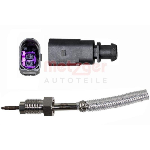 Sensor, Abgastemperatur METZGER 08941030 f&uuml;r VW, vor Abgasturbolader