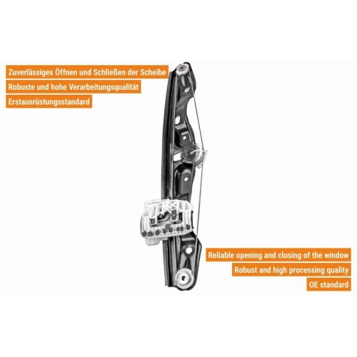 VAICO Fensterheber links und rechts elektrisch hinten V20-7395 + V20-7396 f&uuml;r BMW