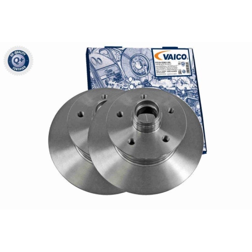 VAICO V10-40007 2 St&uuml;ck Bremsscheiben Q+, Erstausr&uuml;sterqualit&auml;t f&uuml;r AUDI SEAT SKODA VW