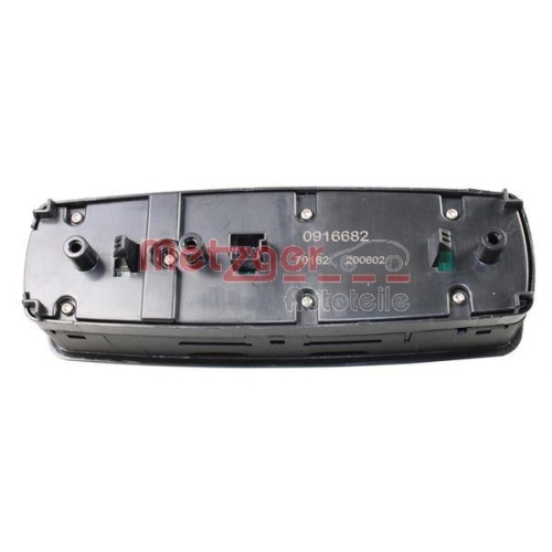 Schalter, Fensterheber METZGER 0916682 GREENPARTS f&uuml;r MERCEDES-BENZ, vorne
