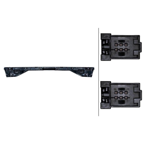 HELLA Heckleuchte 2SL 013 098-601 f&uuml;r AUDI, Sto&szlig;f&auml;nger