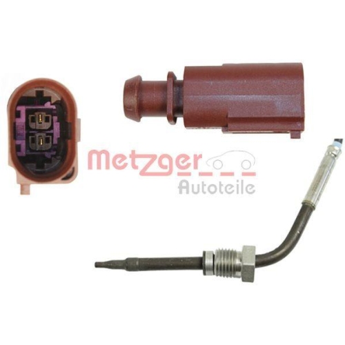 Sensor, Abgastemperatur METZGER 0894510 ORIGINAL ERSATZTEIL GREENPARTS f&uuml;r VAG