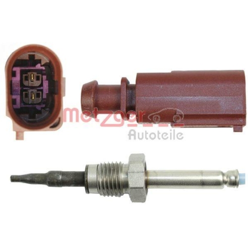 Sensor, Abgastemperatur METZGER 0894511 ORIGINAL ERSATZTEIL f&uuml;r VAG