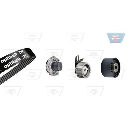 Wasserpumpe + Zahnriemensatz OPTIBELT KT 1555 W1 Optibelt-WAPU-KIT für