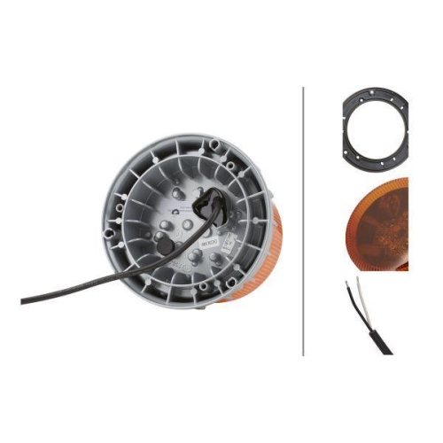 HELLA Rundumkennleuchte 2RL 012 983-301 für FAUN PAUS ROSENBAUER