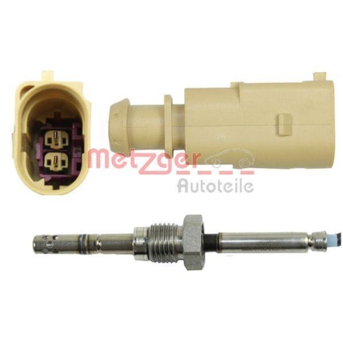 Sensor, Abgastemperatur METZGER 0894514 ORIGINAL ERSATZTEIL f&uuml;r PORSCHE VAG
