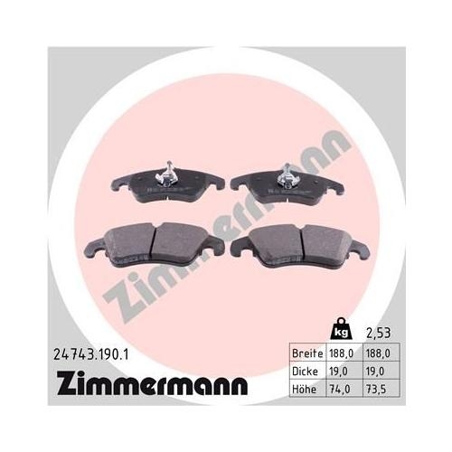 Bremsscheibe ZIMMERMANN 100.3356.52 SPORT Z f&uuml;r PORSCHE VAG AUDI (FAW) VW (SVW)