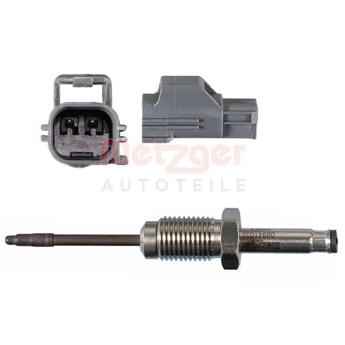 Sensor, Abgastemperatur METZGER 08941036 f&uuml;r FORD, vor Katalysator
