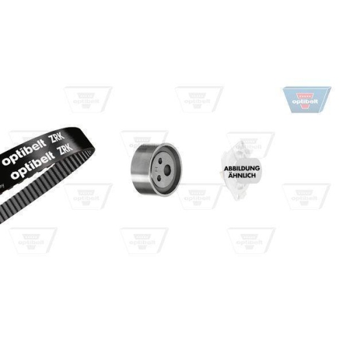 Wasserpumpe + Zahnriemensatz OPTIBELT KT 1586 W1 Optibelt-WAPU-KIT f&uuml;r