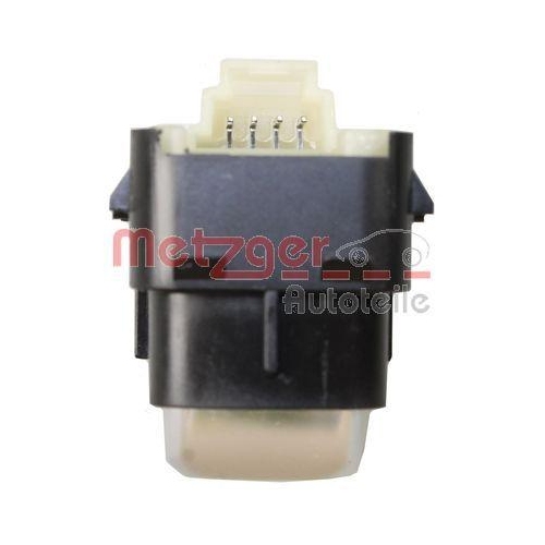 Schalter, Fensterheber METZGER 0916687 GREENPARTS f&uuml;r MERCEDES-BENZ, vorne