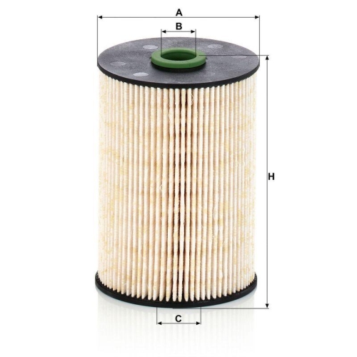Kraftstofffilter MANN-FILTER PU 936/1 x f&uuml;r VAG