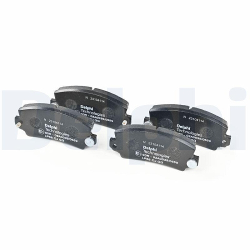 DELPHI LP56 Bremsbelagsatz, Scheibenbremse für PEUGEOT RENAULT ROVER TALBOT