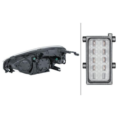 HELLA Hauptscheinwerfer 1EH 354 811-021 für OPEL, rechts