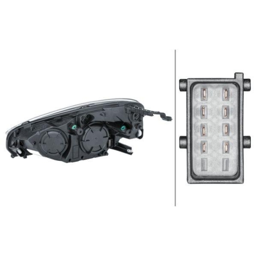 HELLA Hauptscheinwerfer 1EH 354 811-061 f&uuml;r OPEL, rechts