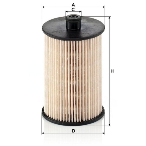 Kraftstofffilter MANN-FILTER PU 823 x f&uuml;r VOLVO