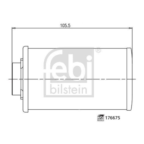 FEBI BILSTEIN Hydraulikfilter, Automatikgetriebe 176675 f&uuml;r BMW