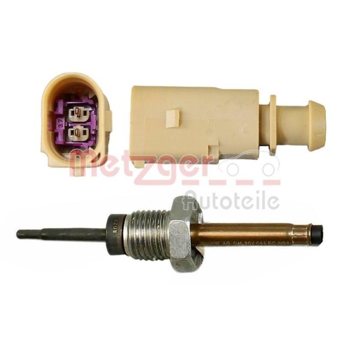 Sensor, Abgastemperatur METZGER 0894522 ORIGINAL ERSATZTEIL f&uuml;r VAG