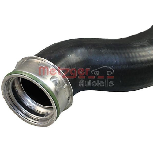Ladeluftschlauch METZGER 2400435 für VW, Ladeluftkühler, rechts, unten