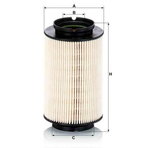 Kraftstofffilter MANN-FILTER PU 936/2 x f&uuml;r VAG