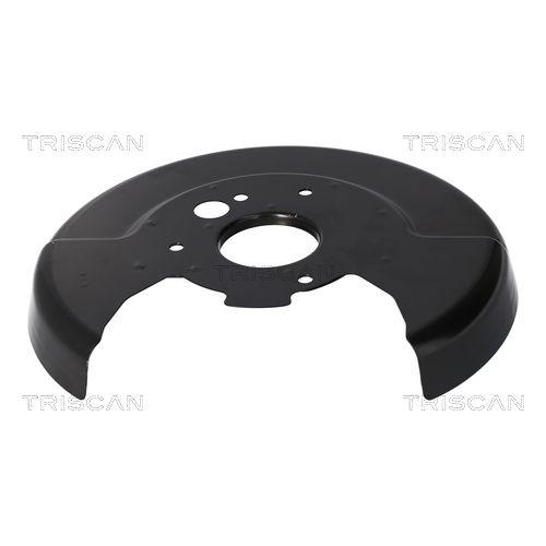 Spritzblech, Bremsscheibe TRISCAN 8125 14203 f&uuml;r NISSAN, Hinterachse links