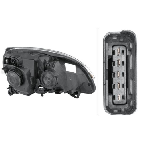HELLA Hauptscheinwerfer 1DB 008 461-731 f&uuml;r RENAULT, links