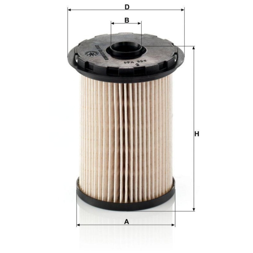 Kraftstofffilter MANN-FILTER PU 731 x f&uuml;r NISSAN OPEL RENAULT GENERAL MOTORS