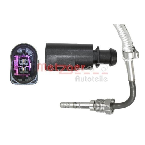 Sensor, Abgastemperatur METZGER 0894528 ORIGINAL ERSATZTEIL f&uuml;r AUDI