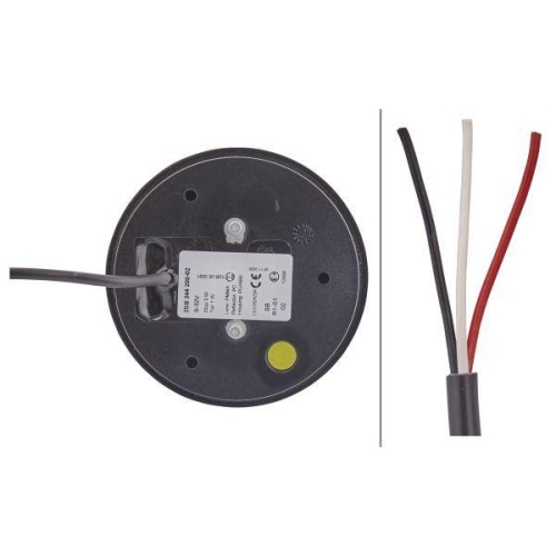 HELLA Heckleuchte 2SB 344 200-021 für, links, rechts