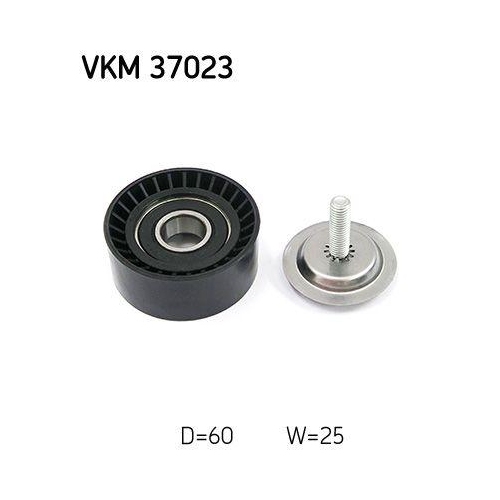 Umlenk-/F&uuml;hrungsrolle, Keilrippenriemen SKF VKM 37023 f&uuml;r MERCEDES-BENZ NISSAN