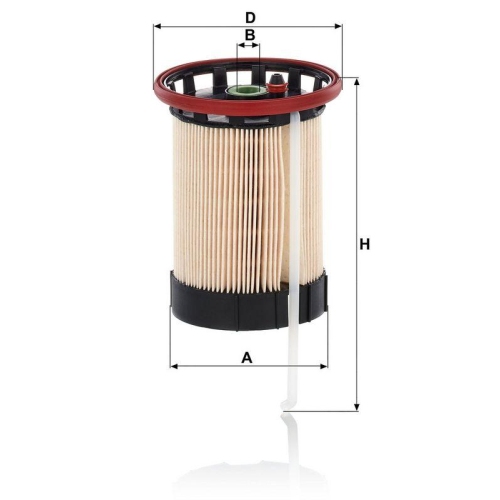 Kraftstofffilter MANN-FILTER PU 8014 f&uuml;r FORD VAG