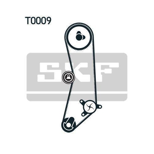 Wasserpumpe + Zahnriemensatz SKF VKMC 02200 f&uuml;r CITRO&Euml;N FIAT LANCIA PEUGEOT