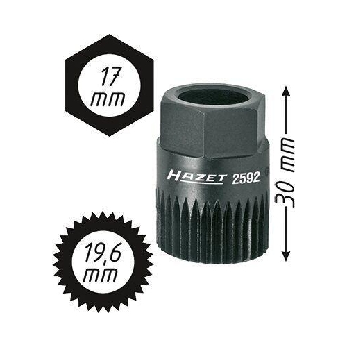 Haltewerkzeug, Riemenscheibe HAZET 2592 f&uuml;r BMW MERCEDES-BENZ VW