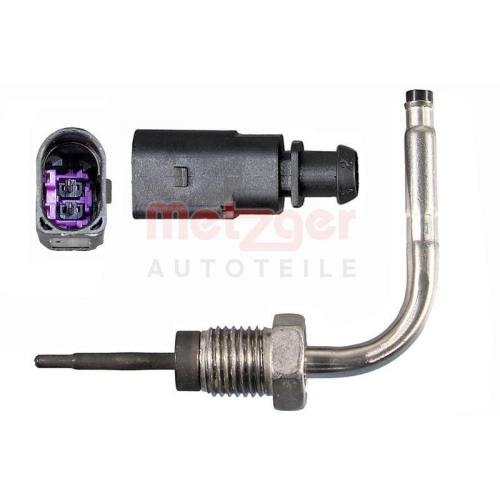 Sensor, Abgastemperatur METZGER 08941049 ORIGINAL ERSATZTEIL f&uuml;r AUDI SEAT SKODA