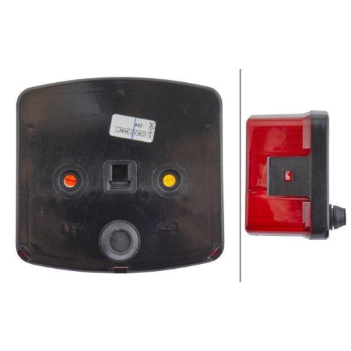 HELLA Heckleuchte 2SE 002 776-211 für IVECO MASSEY FERGUSON CLAAS DEUTZ-FAHR