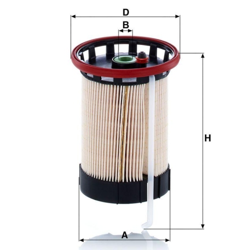 Kraftstofffilter MANN-FILTER PU 8015 f&uuml;r VAG