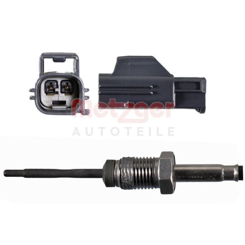 Sensor, Abgastemperatur METZGER 08941050 ORIGINAL ERSATZTEIL f&uuml;r FORD VOLVO
