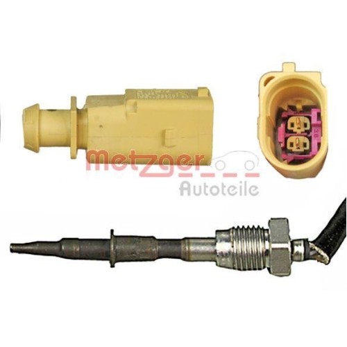 Sensor, Abgastemperatur METZGER 0894533 ORIGINAL ERSATZTEIL f&uuml;r MAN VAG