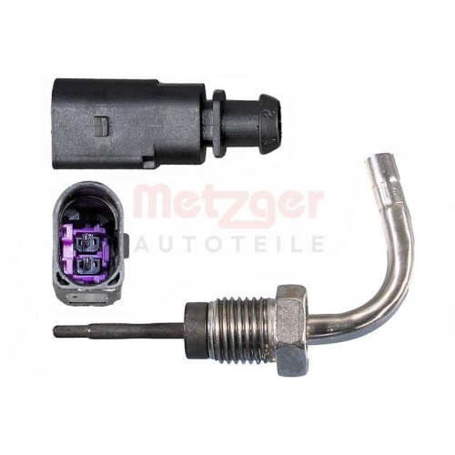 Sensor, Abgastemperatur METZGER 08941051 ORIGINAL ERSATZTEIL f&uuml;r SEAT VW