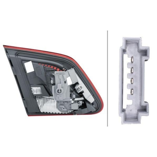 HELLA Heckleuchte 2TZ 354 873-121 für MERCEDES-BENZ, rechts