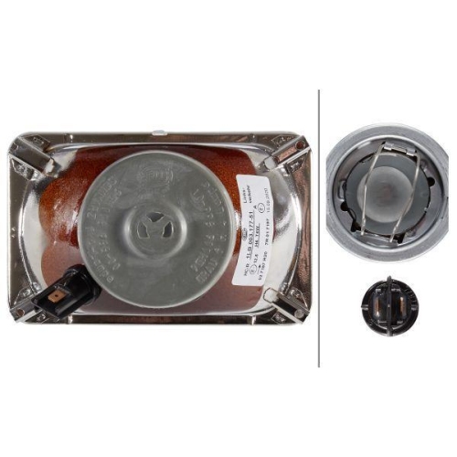 HELLA Scheinwerfereinsatz, Hauptscheinwerfer 1LB 003 177-511 f&uuml;r AUDI DAF SCANIA