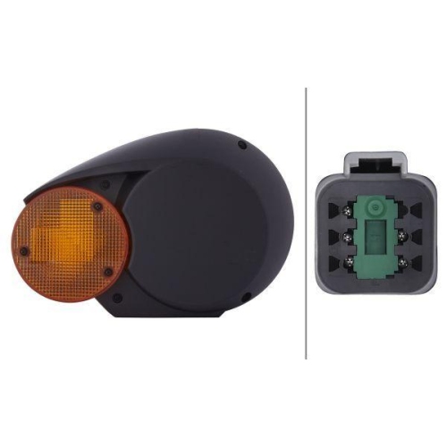 HELLA Hauptscheinwerfer 1E3 996 160-671 f&uuml;r DAF LIEBHERR AHLMANN MANITOU, links