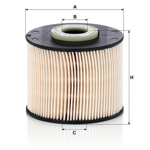 Kraftstofffilter MANN-FILTER PU 927 x f&uuml;r CITRO&Euml;N FIAT FORD PEUGEOT TOYOTA
